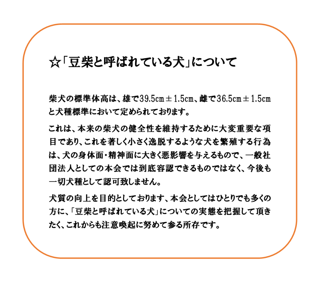 豆柴と呼ばれる犬について